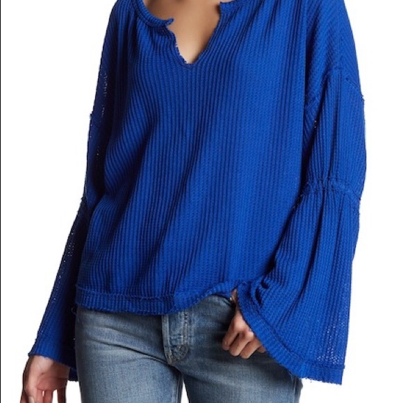 NWT Free People Dahlia Thermal Knit Sweater - Picture 5 of 8